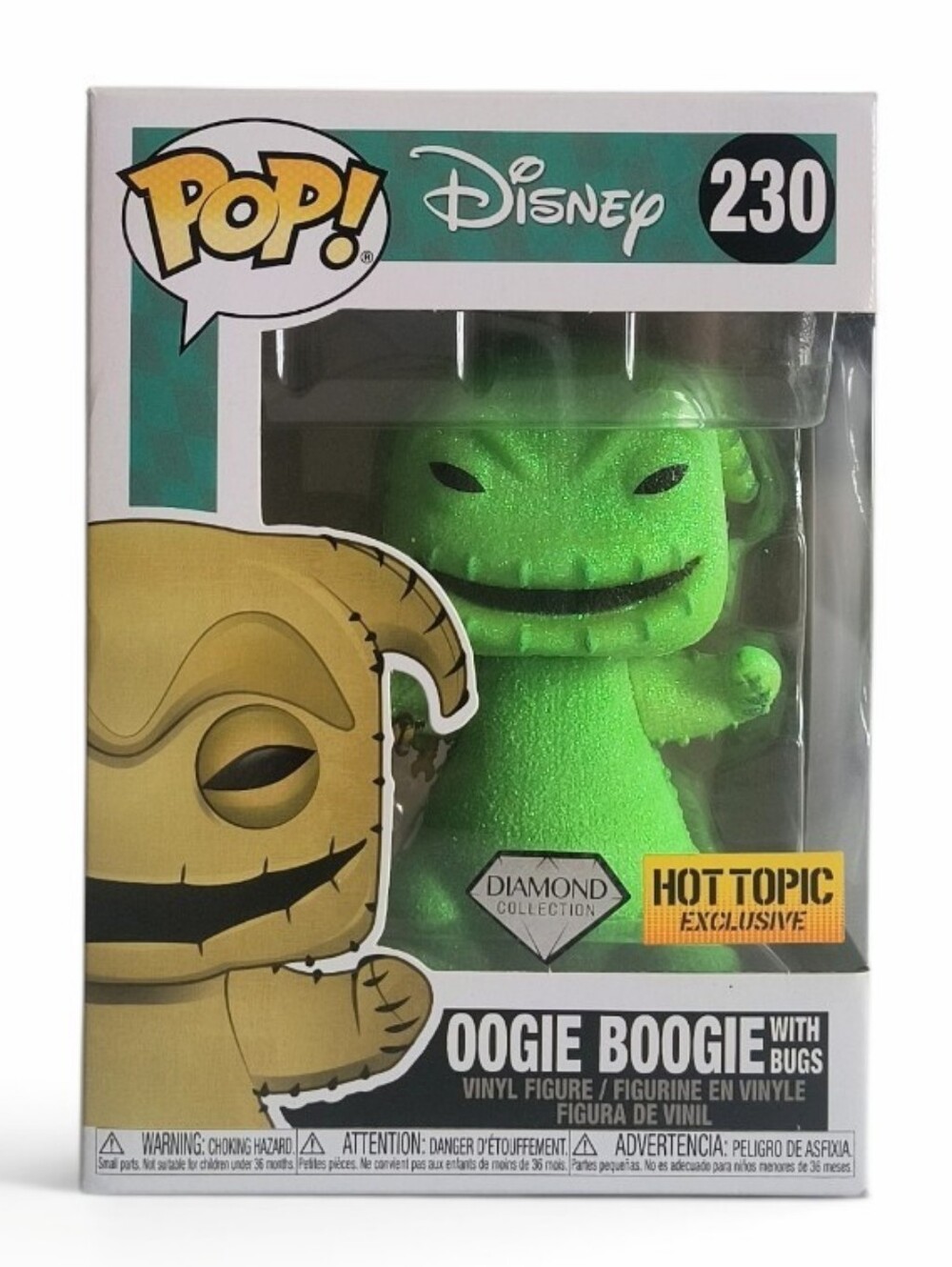 Funko Pop Disney Oogie Boogie with Bugs Diamond Hot Topic Exclusive 230